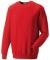 Bright Red Russell Classic Sweatshirt (7620M)