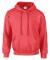 Heather Sport Scarlet Red Gildan Heavy Blend Hooded Sweatshirt (GD057)