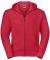 Classic Red Russell Authentic Zipped Hooded Sweatshirt (J266M)