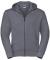 Convoy Grey Russell Authentic Zipped Hooded Sweatshirt (J266M)