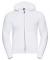 White Russell Authentic Zipped Hooded Sweatshirt (J266M)