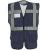 Navy Yoko Executive Hi Vis Waistcoat (YK002)