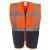 Orange & Navy Yoko Executive Hi Vis Waistcoat (YK002)