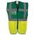 Paramedic Green & Yellow Yoko Executive Hi Vis Waistcoat (YK002)