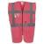 Pink Yoko Executive Hi Vis Waistcoat (YK002)