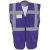 Purple Yoko Executive Hi Vis Waistcoat (YK002)