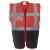 Red & Black Yoko Executive Hi Vis Waistcoat (YK002)