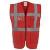 Red Yoko Executive Hi Vis Waistcoat (YK002)