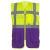 Yellow & Purple Yoko Executive Hi Vis Waistcoat (YK002)