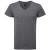 Grey Marl Russell V Neck HD T (J166M)