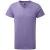 Purple Marl Russell V Neck HD T (J166M)