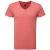 Red Marl Russell V Neck HD T (J166M)