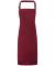 burgundy Waterproof bib apron PR115