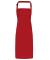 red Waterproof bib apron PR115