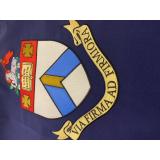 embroidered school crest