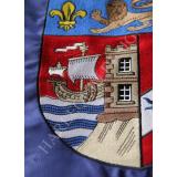 tablecloth with embroidered logo