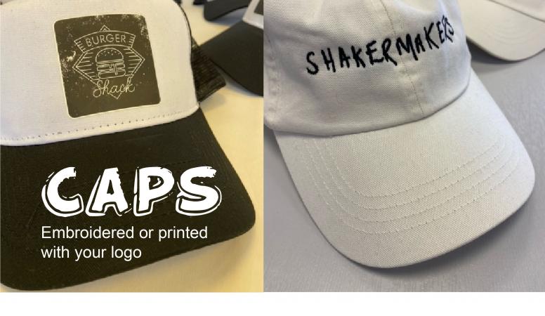 Embroidered or printed with your logo