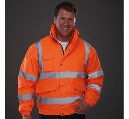 Yoko Hi-vis Classic Bomber Jacket (YK043)