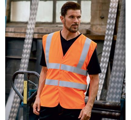 Yoko Hi-Vis 2 Band and Braces Waistcoat (YK001)