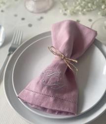 Linen Fabric Napkins/Serviettes for Events, Cocktails, Dinner Parties. Personalised or with Embroidered Logos.